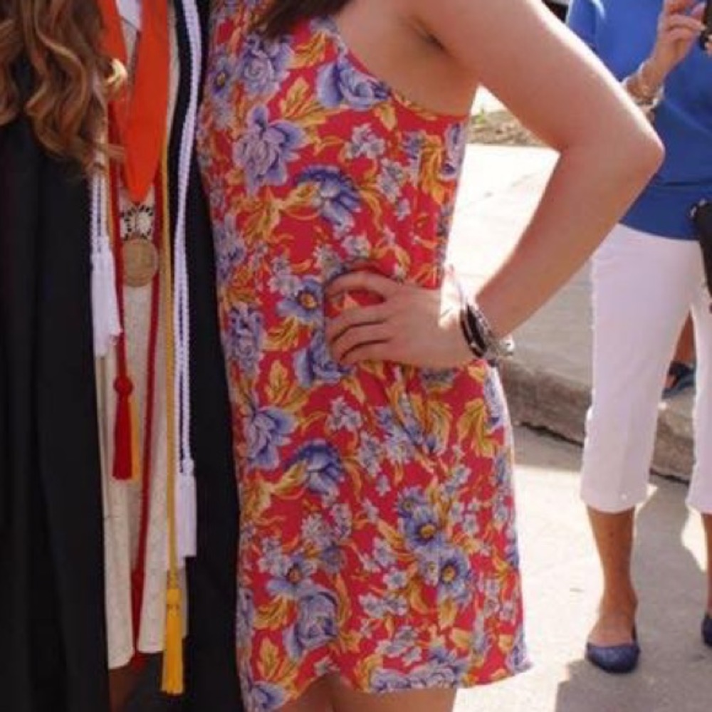 floral shift dress